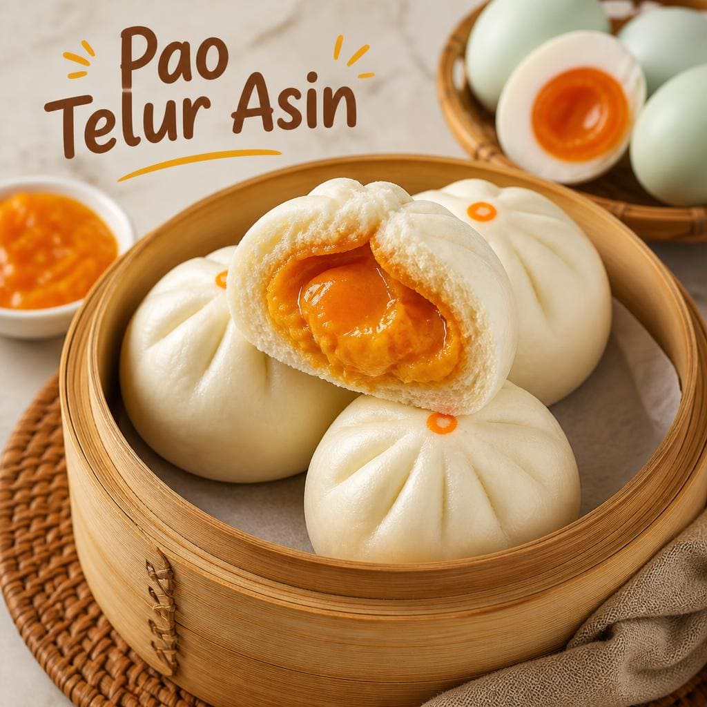 Pao Telur Asin dari Bakso Lapangan Tembak Senayan